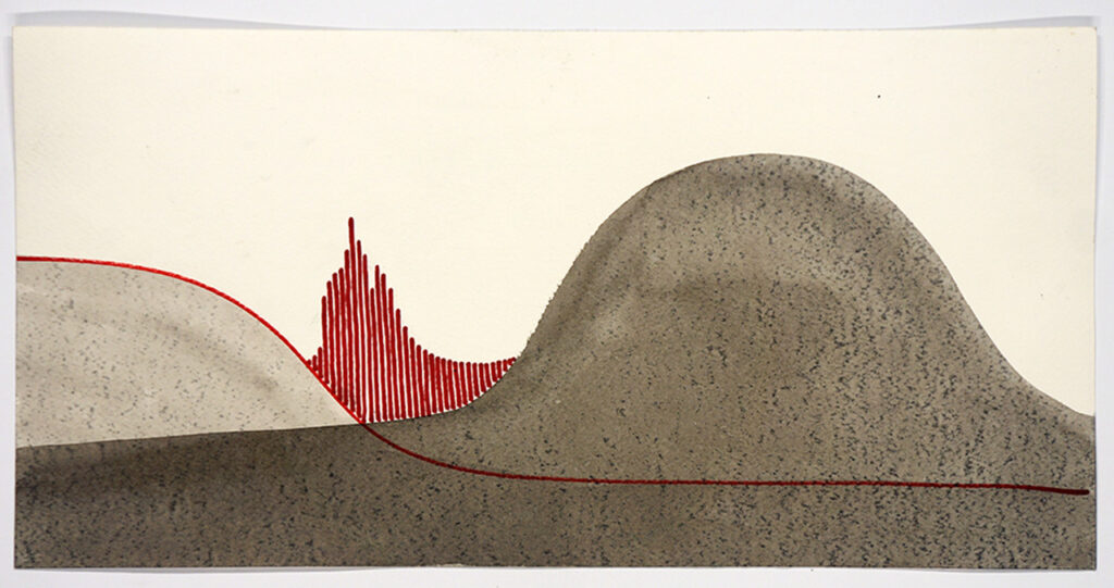 marker and ink, hiking Hills