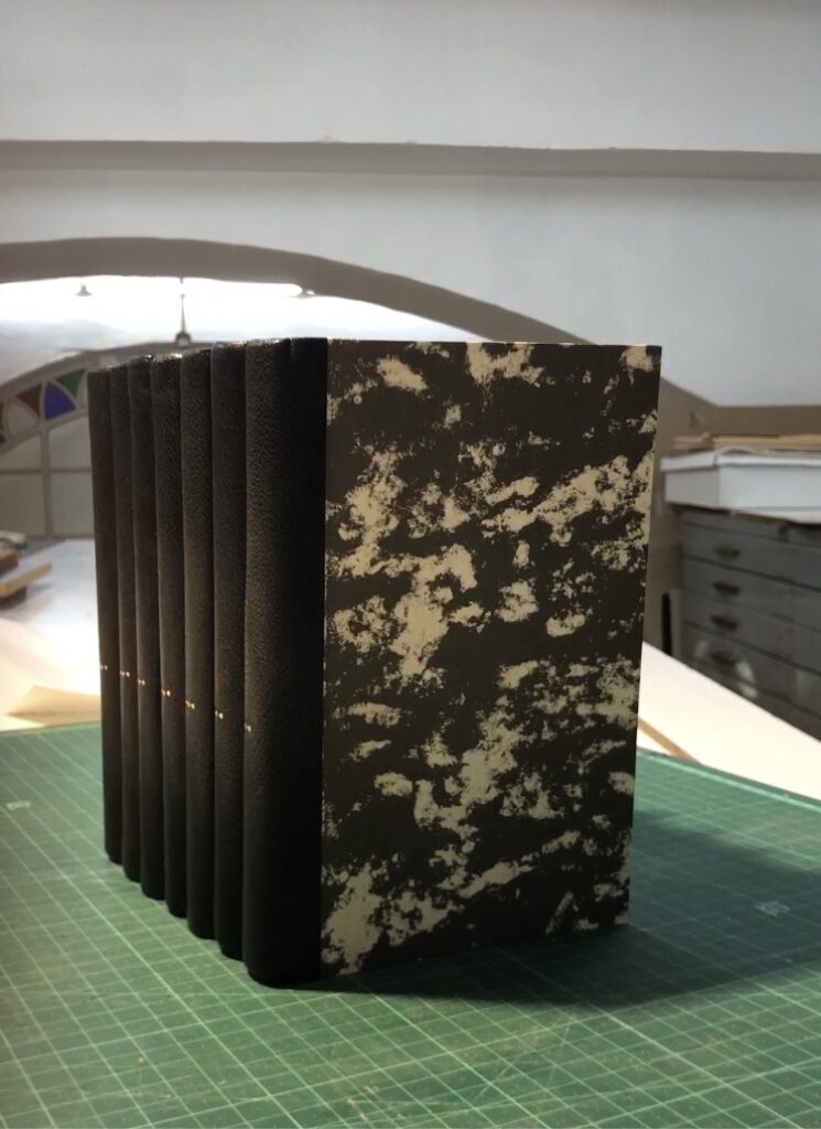 artist book, three ways to say nothing, bookbinding