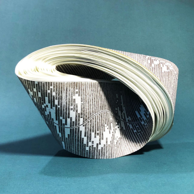 artist book, So on and so on. moebius strip